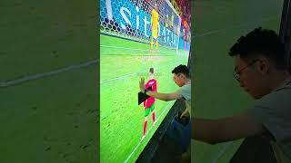 Do you know that he is the star? #ledscreen #ledvideowall #football #eagerled#ronaldo #cr7