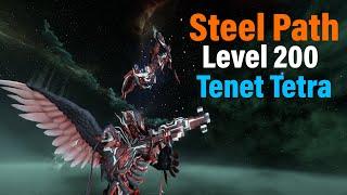 SURVIVING 1 HOUR IN STEEL PATH WITH TENET TETRA & ZEPHYR PRIME - Warframe Survival Run