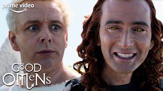 Crowley and Aziraphale's First Scene | Good Omens | Prime Video