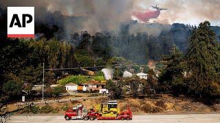 California brush fire prompts evacuations in Oakland neighborhood