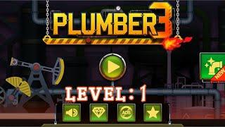 PLUMBER 3 LEVEL 1 ANSWERS HOW TO GET THREE STARS - Gameplay