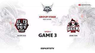 Alter Ego vs Geek Fam GAME 3 MPL ID S14 | GEEK VS AE ESPORTSTV