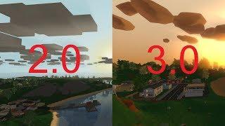 Unturned: 2.0 vs 3.0 (Max Settings, 60 FPS)