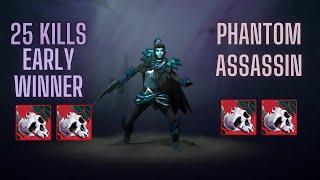 Phantom Assassin Early Final 33 Mins Winner I Dota 2 Gameplay