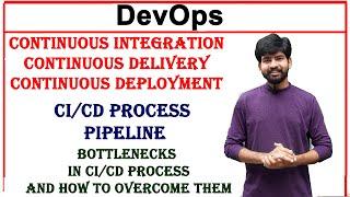 continuous integration, continuous delivery, continuous deployment, ci/cd process pipeline in devops