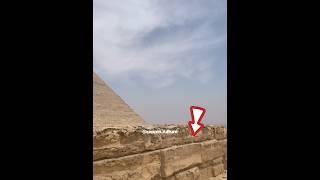 Look at the size of these blocks at the Pyramids…