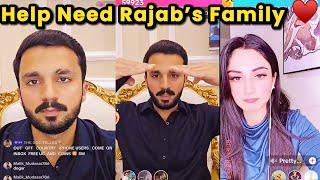 Rajab Butt Incident Today  || Help Need For Rajab’s Family Members ️ || Tiktok Live 