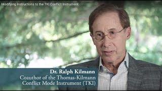 Dr. Ralph H. Kilmann and the TKI Assessment