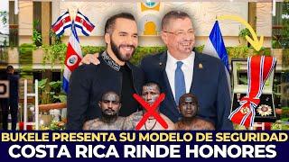 #EnVivo Bukele Presenta Su Modelo De Seguridad y Costa Rica Le Rinde Máximos Honores