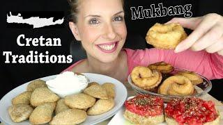 MUKBANG Cretan Food, Snacks & Traditions *Eating Show* | SaltedCaramel Life