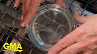 Check out this simple hack for cleaning a smelly dishwasher l GMA