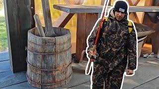 МОЛОДАЯ СЕМЬЯ РЕМОНТИРУЕТ СТАРЫЙ ДОМ и ЛЮБИТ ЖИТЬ НА ЗЕМЛЕ