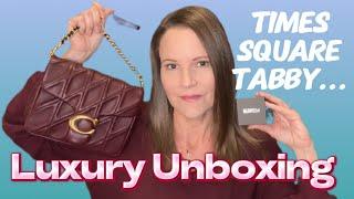 Luxury Effy Unboxing, The Coach Times Square Tabby, & More!