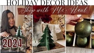 HOMEGOODS HOLIDAY DECOR | CHRISTMAS SHOP WITH ME + HAUL