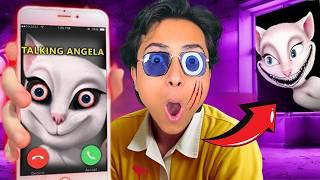 IRONMAN TESTING CREEPY TALKING ANGELA APP *DO NOT DOWNLOAD* AT 3:00 AM 