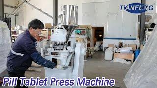 Rotary Pill Tablet Press Machine Punching Pelletizer 10000pcs/Hour For Powder