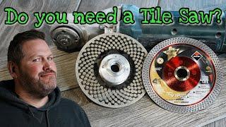 Rubi 4 1/2” Tile Saw Blade, Better than a Tile Saw?