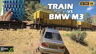 Train vs BMW M3 || Keyboard Gameplay || Forza Horizon 5 || XGaming