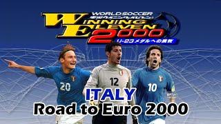 [PS1] Winning Eleven 2000(ISS2) Italy All Goals in Euro 2000