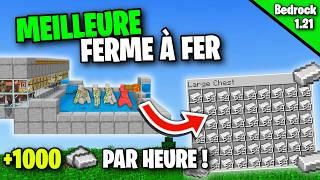 [Tuto] Meilleure Ferme à Fer 1.21 Minecraft Bedrock/Mcpe !