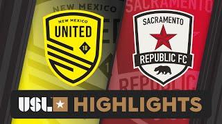 9.18.2024 | New Mexico United vs. Sacramento Republic FC - Game Highlights