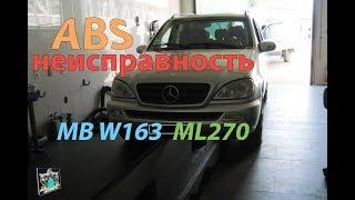 Неисправность проводки ABS - Mercedes W163 ML270