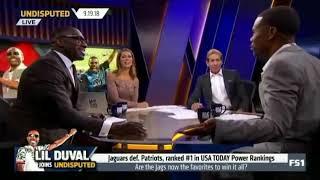 Lil Duval wildin on UNDISPUTED with Unc Shannon Sharpe
