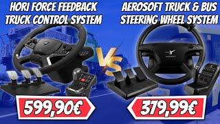 600 Euro für ein LKW Lenkrad?HORI Truck Control System vs AEROSOFT Truck Wheel System | VERGLEICH