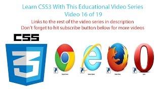 Video 16 of 19 - Learn CSS3 – Text Shadow