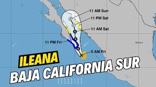 La #tormenta #tropical #ileana se aproxima a #bajacaliforniasur #mexico