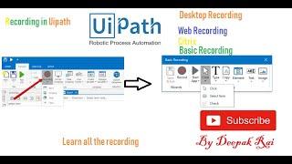 Recording in Uipath Part -1