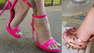 Latest High Heels Footwear haul Shoes Sandals Design for ladies