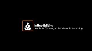 NetSuite Inline Editing - Pocket Buddha NetSuite User Video Training