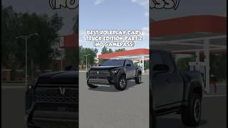 Best ROLEPLAY Cars in Greenville ROBLOX TRUCK EDITION PART 2! #shorts #greenville #roblox