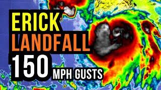 Powerful Hurricane Erick Makes Landfall...