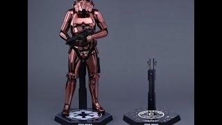 Hot Toys x Chocoolate Star Wars Stormtrooper Chrome Copper Ver Limited of 200 pcs *Review*