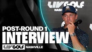 INTERVIEW: Bryson 'Feels Like A Bit Of A Zombie' After Day 1 | LIV Golf Nashville