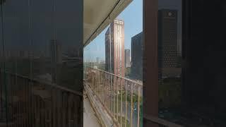 #panoramicviews #glassdoor #highrise #constructionsite Fz30 #foldingdoors #glazing #balcony -843