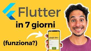 Ho studiato FLUTTER per 7 giorni: ecco cosa ho imparato 