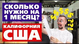 Сколько денег нужно на месяц для жизни в США? Расходы с Америке. Сколько тратит семья в Калифорнии?