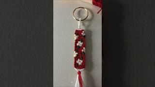macrame flower keychain#shorts #threadwork #art
