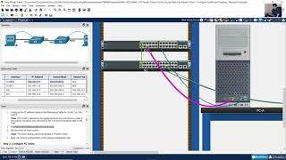 3.4.6 Packet Tracer - Configure VLANs and Trunking - Physical Mode