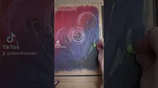 Одуванчикимасляной пастелью️Челлендж день №20 #drawing  #painting #smltart #одуванчик #flowers