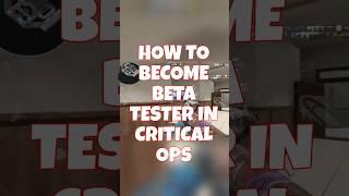 How to JOIN the Critical Ops 1.47 BETA! - Critical Ops Tips and Tricks