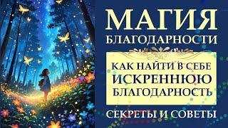 ГДЕ ВЗЯТЬ ИСКРЕННЕЕ ЧУВСТВО ДЛЯ ВЫПОЛНЕНИЯ ТЕХНИКИ МАГИЯ БЛАГОДАРНОСТИ.