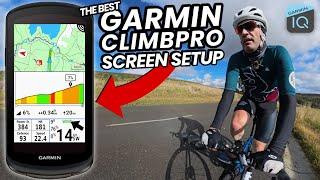 The BEST Garmin ClimbPro Screen Setup using ConnectIQ EDGE MapFields ‍️