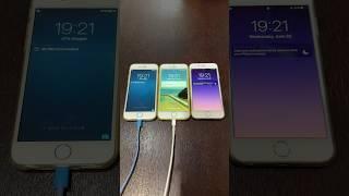 iPhone 6 on iOS 8 vs iOS 10 vs iOS 12 boot up test #shorts #iphone6 #ios8 #ios10 #ios12