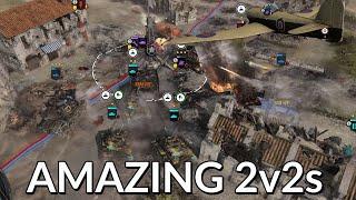 CoH3 2v2 Bo3: Havoc/Momo vs. Dumais/ DexN - AMAZING series of wild games! (1440p)