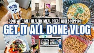 GET IT ALL DONE | COOKW WITH ME | MEAL PREPPING NEW RECIPES | 8 MONTHS POST OP VSG