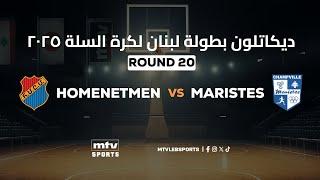 Decathlon Lebanese Basketball Championship 2024-2025 | Round 20 - Homenetmen vs Maristes